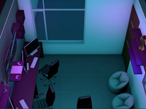 Gamer Room 3Dモデル