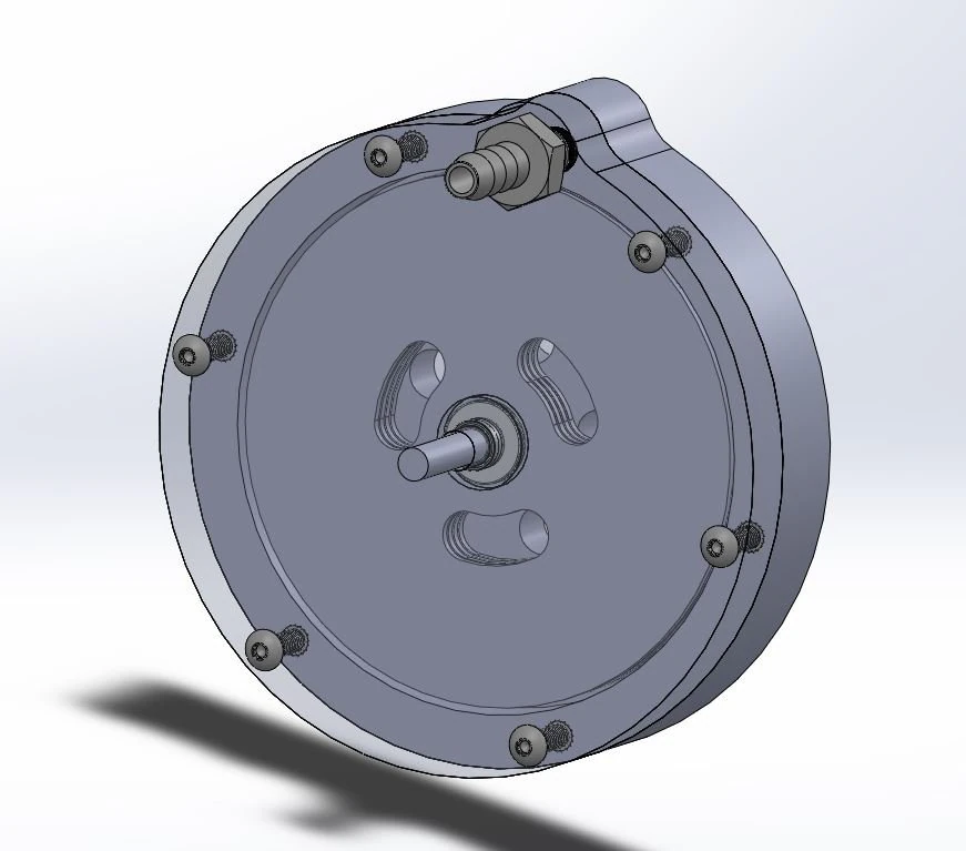 Tesla Turbine 3D Print Model .c4d .max .obj .3ds .fbx .stl .blend 
