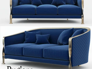 Sofá Rugiano Paris Modelo 3D