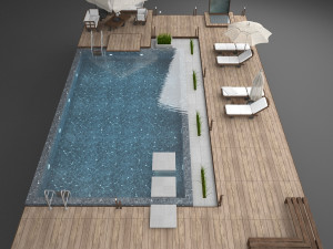 Pool equipment 3D Model