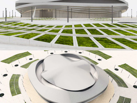 스포츠아레나이카 3D 모델