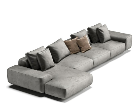 FIFTYFOURMS Modular sofa Leggero 8 Modelo 3D