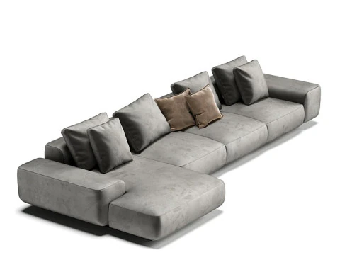 FIFTYFOURMS Mod&uuml;ler kanepe Leggero 8 3D Model