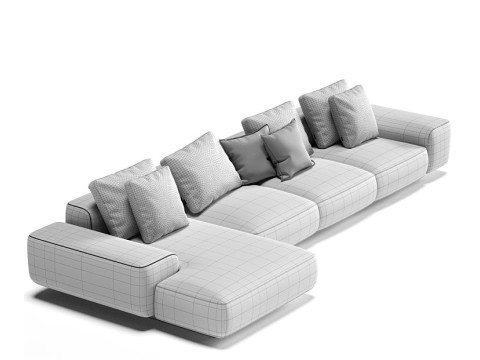 FIFTYFOURMS Modular sofa Leggero 8 Modelo 3D