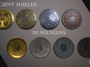Ancient Shields 3D Models