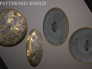 Ancient Shields 3D मॉडल