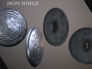 Ancient Shields 3D मॉडल
