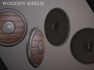 Ancient Shields 3D मॉडल