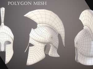 Spartan Helmet 3D Model
