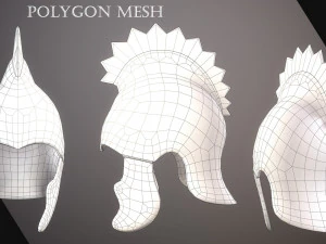 Attic Helmet 3D Model