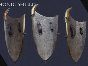 Demonic shield 3D Model
