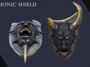 Demonic shield 3D Model