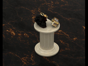 The Hammer of Svarog with the Star of Russia 3D Model