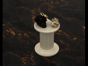 The Hammer of Svarog with the Star of Russia 3D Model