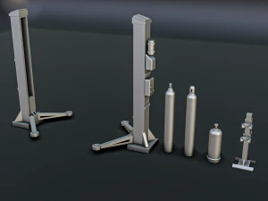 Car Mechanic Diorama Pack 1-64 3D Print Model