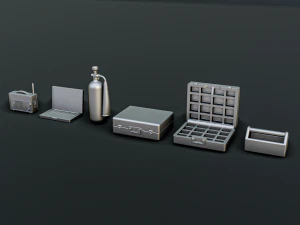Car Mechanic Diorama Pack 1-64 3D Print Model