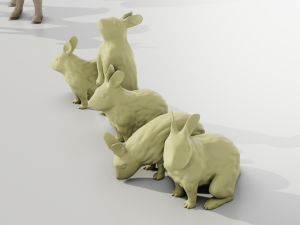 Livestock Farm Animals Diorama Pack 3Dプリントモデル
