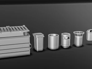City Street Diorama Pack 3D Print Model