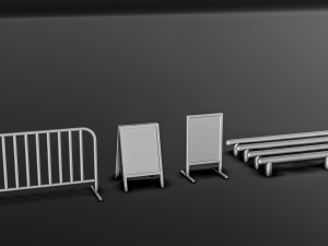 City Street Diorama Pack 3D 프린트 모델