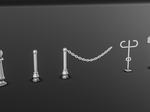City Street Diorama Pack 3D 프린트 모델