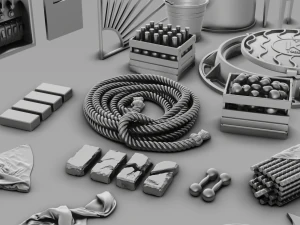 Soviet Warehouse Diorama Pack 3D Print Model