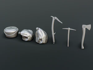 Camping Diorama Pack 3D Print Model