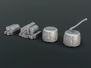 Camping Diorama Pack 3D Print Model