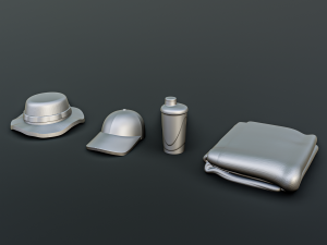 Camping Diorama Pack Model Cetak 3D