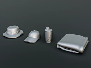 Camping Diorama Pack 3D Print Model