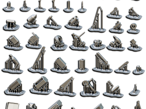 Garage Accessories Diorama Pack 1-24 3D प्रिंट मॉडल