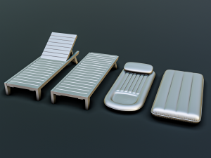 Beach Resort Diorama Pack 3D Принт Модель