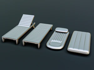 Beach Resort Diorama Pack 3D Print Model