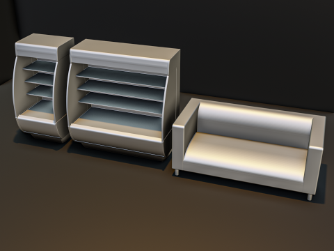 Restaurant Bar Diorama Pack 3D Model