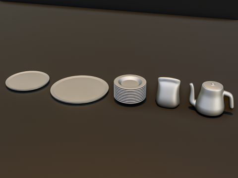 Restaurant Bar Diorama Pack 3D Model