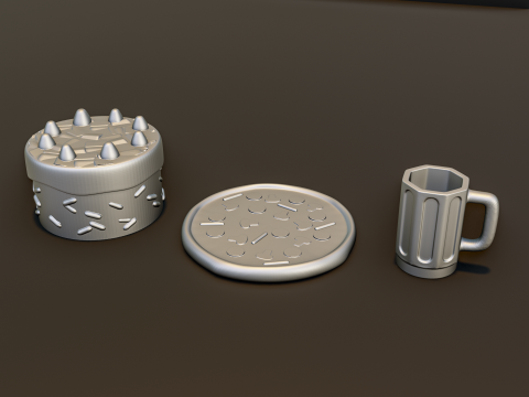 Restaurant Bar Diorama Pack 3D Model