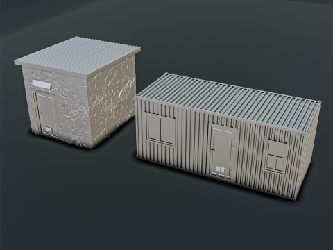Railway Surroundings Diorama Pack H0 Model Cetak 3D