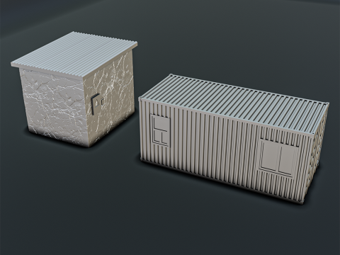 Railway Surroundings Diorama Pack H0 Model Cetak 3D