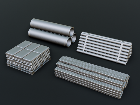 Construction Works Diorama Pack 3D 打印模型