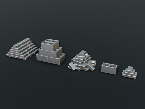 Construction Works Diorama Pack 3D 打印模型