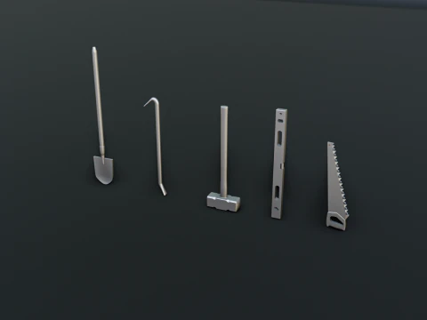 Construction Works Diorama Pack 3D Print Model
