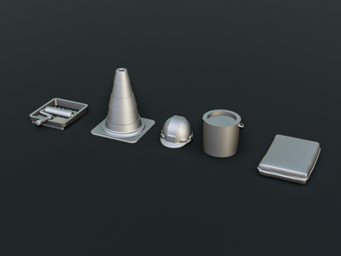 Construction Works Diorama Pack 3D 打印模型