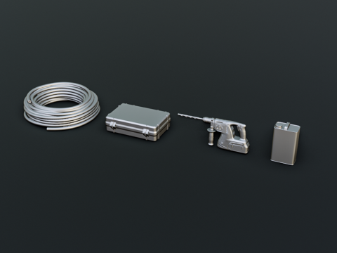 Construction Works Diorama Pack 3D 打印模型