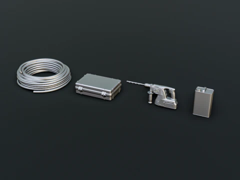 Construction Works Diorama Pack 3D Print Model