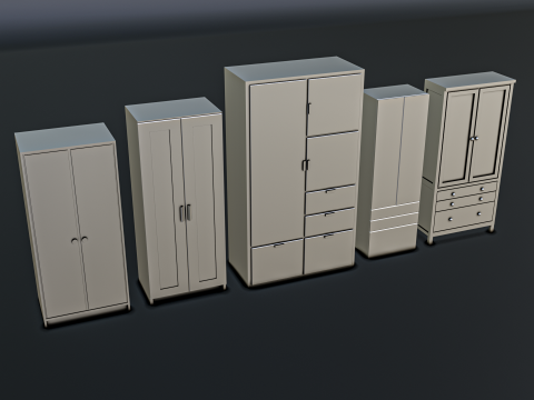 House Furniture Diorama Pack 3D Print Model