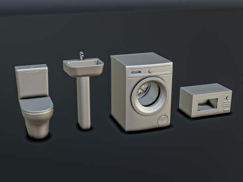 House Furniture Diorama Pack 3D Print Model