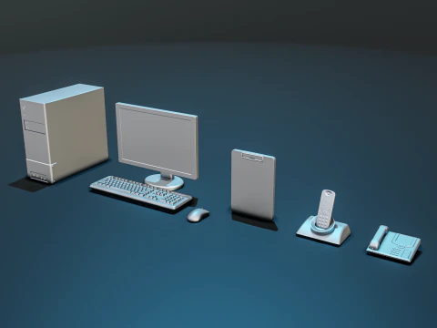 हॉस्पिटल मेडिसिन डायोरमा पैक 3D प्रिंट मॉडल