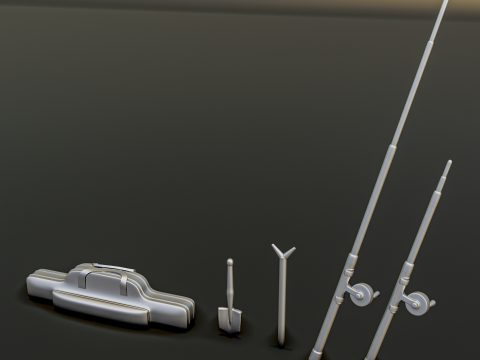 Fishing Diorama Pack Model do druku 3D