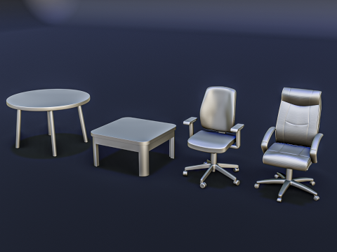 Office Work Diorama Pack Modelo de Impressão 3D