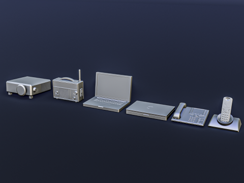 Office Work Diorama Pack Modelo de Impressão 3D