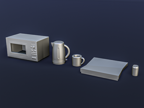 Office Work Diorama Pack Modelo de Impressão 3D